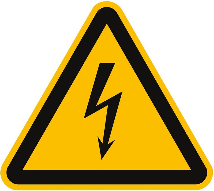 Produktbild Moedel Warnung vor elektrischer Spannung