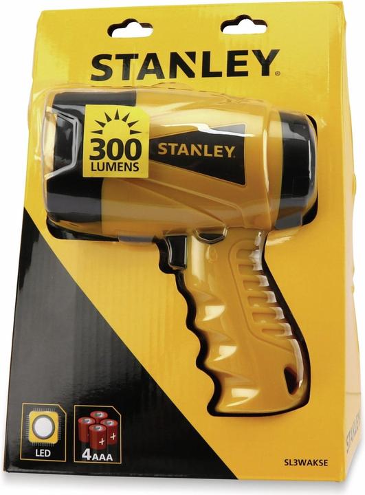 Immagine prodotto Stanley - Torcia / Projecteur 3W LED 300Lum (4x AA incluse) (13 cm, 300 lm)