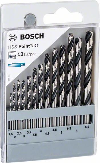 Produktbild Bosch Professional Zubehör HSS-Spiralbohrer-Set, PointTeQ, 18-tlg., ToughBox, 1–10 mm (1 mm, 1.5 mm, 3.5 mm, 4 mm, 4.5 mm, 7 mm, 8 mm, 9 mm, 2 mm, 2.5 mm, 3 mm, 10 mm, 5 mm, 5.5 mm, 6 mm)