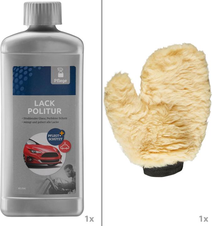 Produktbild tectake Exzenter Poliermaschinenset (Exzenterpolierer, 710 W)