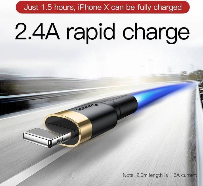 Immagine prodotto Baseus Serie Cafule per Apple (2 m, USB 2.0)