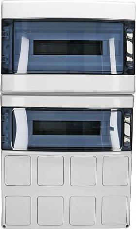 Produktbild IDE Wandverteiler Leergehäuse PCSN36PT/EL/2Teile