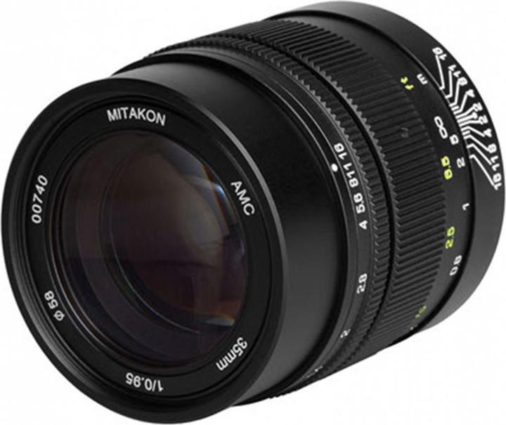 Actual product image Zhongyi Mitakon 35mm f/0.95 Mark II Speedmaster For Sony E (Sony E, APS-C / DX)
