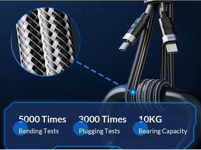 Immagine prodotto Orico Cavo dati USB-C 240W ad alta velocità 20G (0.50 m, USB 3.2 Gen 1)