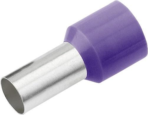 Produktbild Cimco Aderendhülse 0.25 mm² 6 mm Teilisoliert Violett 18 0988 100 St.