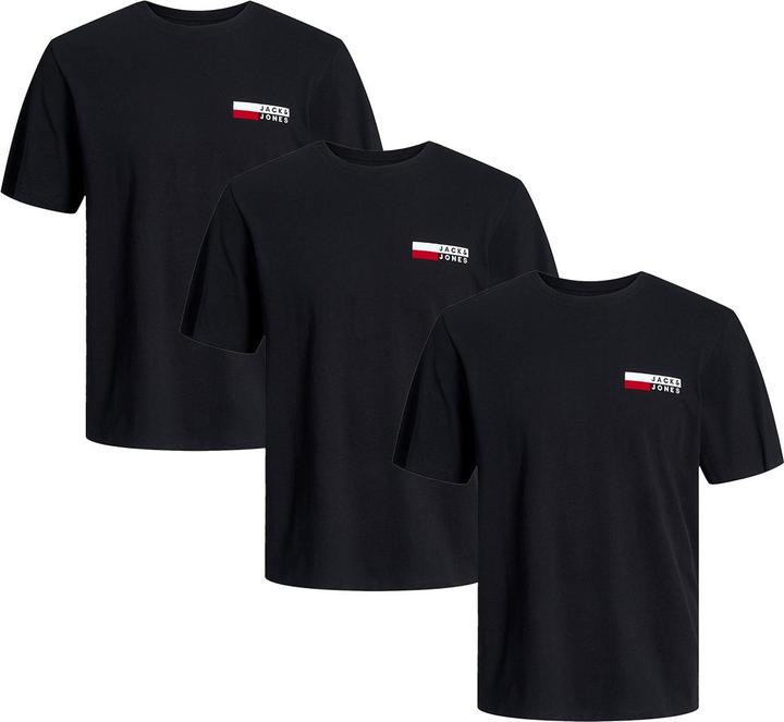Actual product image Jack & Jones 3er Pack Corp T-Shirt (L)
