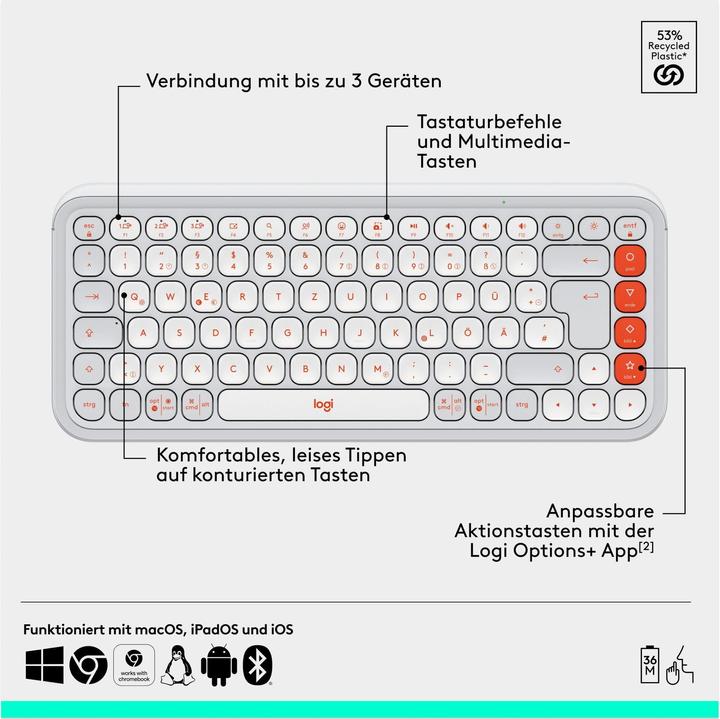 Produktbild Logitech POP Icon Combo (CH, Kabellos)
