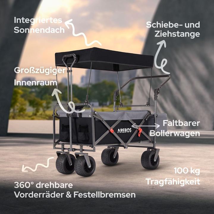 Produktbild Arebos Bollerwagen