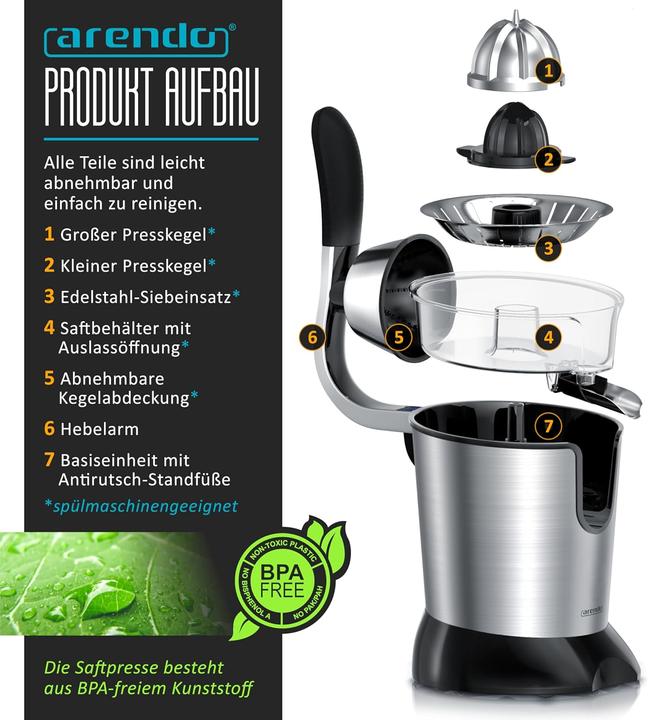 Produktbild Arendo Saftpresse