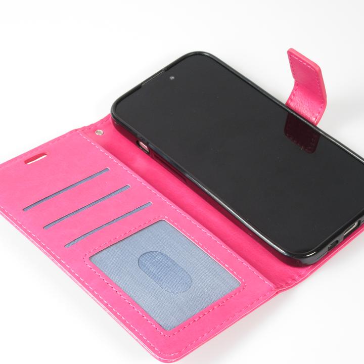 Produktbild PhoneLook Hülle Premium Flip Dunkelrosa (Apple iPhone 16 Plus)