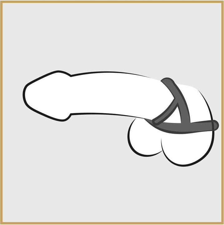 Actual product image Bad Kitty Penis and testicle rings (3.20 cm)