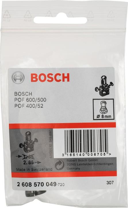 Actual product image Bosch Professional Zubehör Collet chuck without clamping nut, 8 mm, for Bosch router