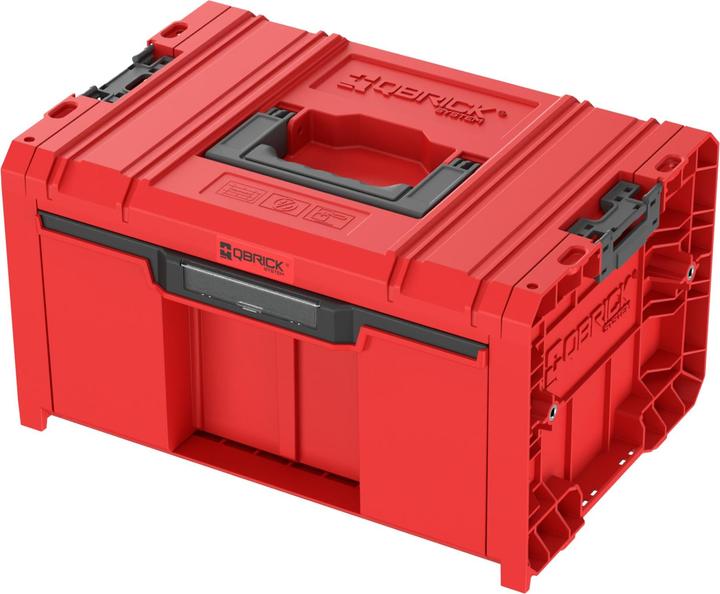 Qbrick Box with drawer System PRO 2.0 DRAWER 1 TOOLBOX BASIC RED Ultra HD Custom