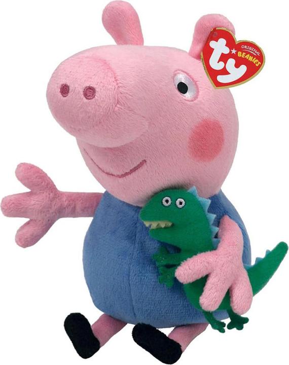 Actual product image Ty Beanie Boo Peppa Pig George (15 cm)