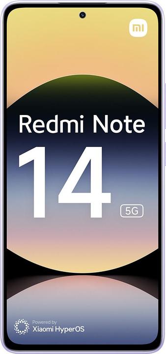 Actual product image Xiaomi Redmi Note 14 (256 GB, Lavender Purple, 6.67", Dual SIM, 108 Mpx, 5G)
