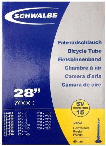 Immagine prodotto Schwalbe Sv15 (Presta (SV), 28", 60 mm)