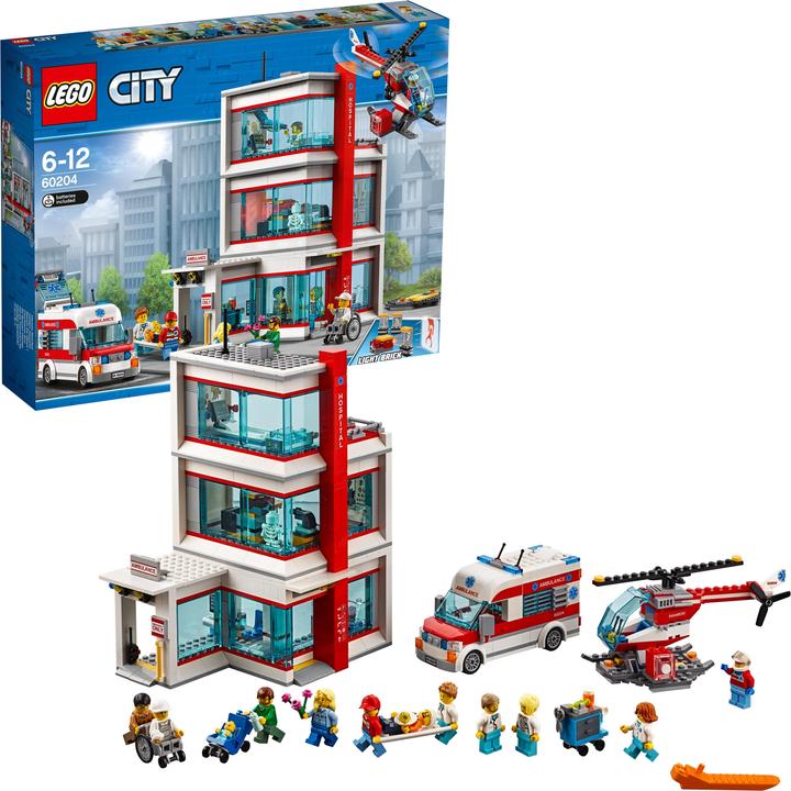 Actual product image LEGO Hospital (60204, LEGO City)