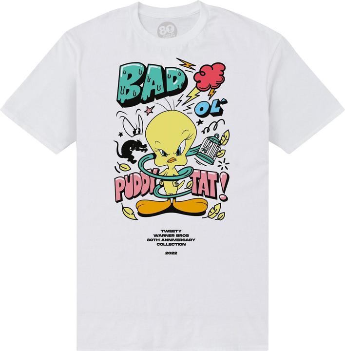 Immagine prodotto Tweety 80th Bad Ol' Maglietta Adulto Unisex (L)
