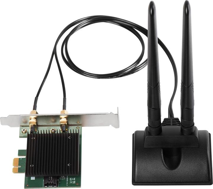 Actual product image edimax WLAN-AX PCIe Adapter EW-7833AXP, WiFi-6 & BT5 (Mini PCI Express)