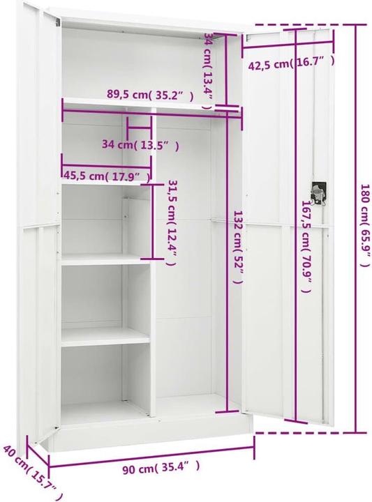 Image du produit VidaXL Piama (90 x 40 x 180 cm)