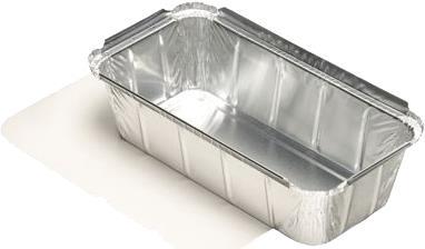 Produktbild Papstar Aluminium-Schale, eckig mit Deckel (10 x)