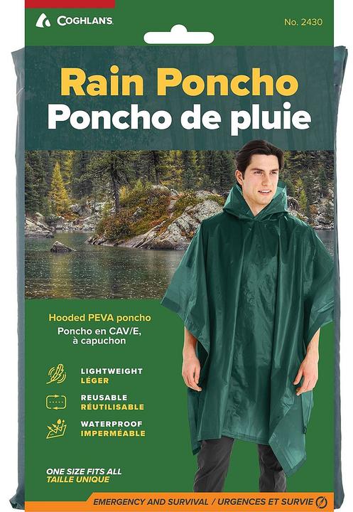 Outdoor Spirit Regen Poncho Erwachsene (One Size)