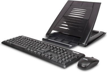 Immagine prodotto Hamlet Tiramisù Notebook Stand. Supporto universale per Notebook con Tastiera e Mouse Senza Fili