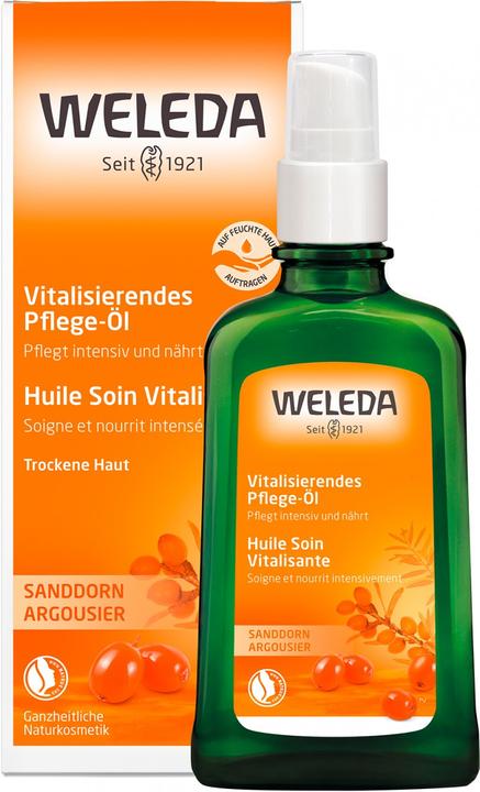 Actual product image Weleda Sanddorn Vitalizing Care Oil (Body oil, 100 ml)