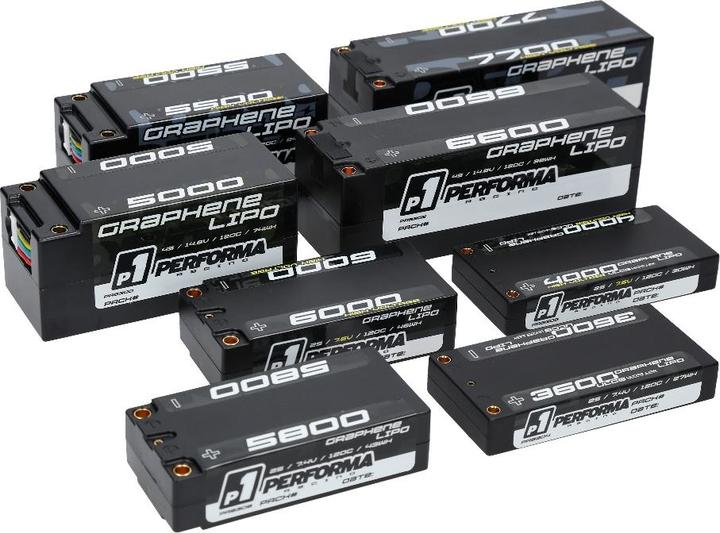 Immagine prodotto Performa Racing Graphene HV Lipo Shorty 4000 ULCG 7.6V 120C (7.60 V, 4000 mAh)