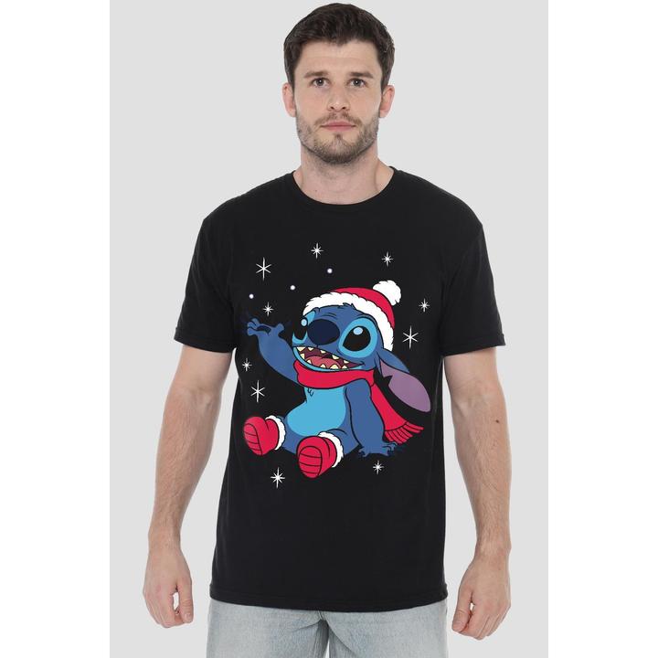 Produktbild Lilo & Stitch TShirt weihnachtliches Design (L)