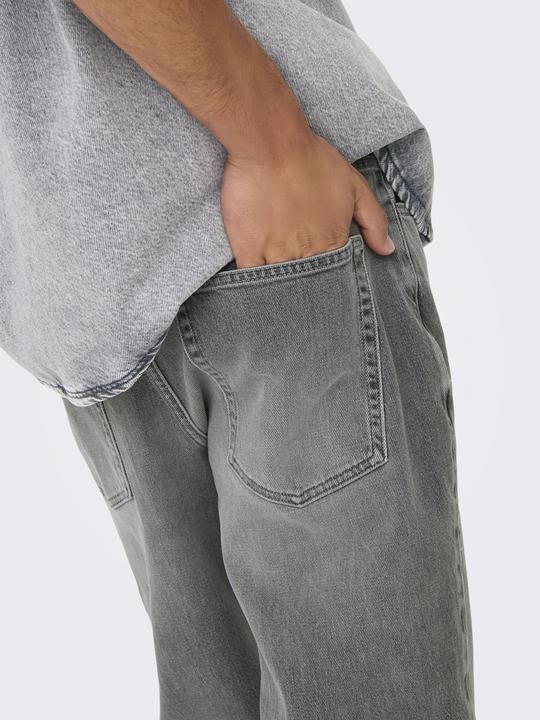 Image du produit Only & Sons ONSYOKE Taille moyenne Réduction Jeans Relaxed Fit Jeans (34)
