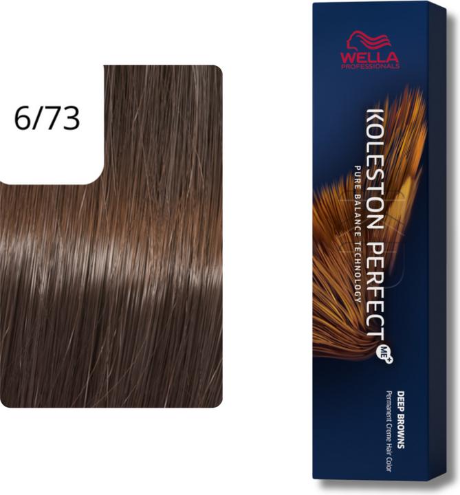 Actual product image Wella Koleston Deep Browns (6/73 dark blond brown-gold)