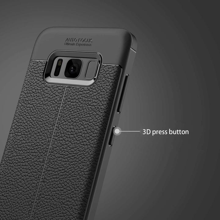Image du produit Cadorabo TPU Cover similicuir structure (Samsung Galaxy S8+)