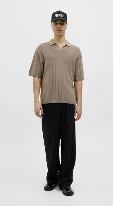 Actual product image Jack & Jones Jorvarenna Knit Ss Split Neck (L)