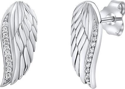 Produktbild Silvego Glittering silver earrings Angel wings with zircons Lasha FW10187E (925 Sterling Silber)