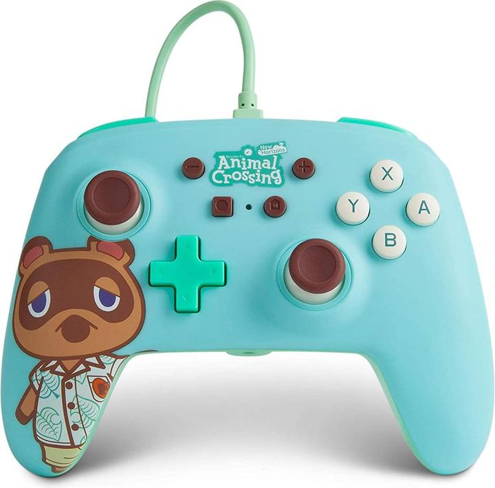 Image du produit PowerA Pro Controller con filo - Animal Crossing - Tom Nook (Switch)