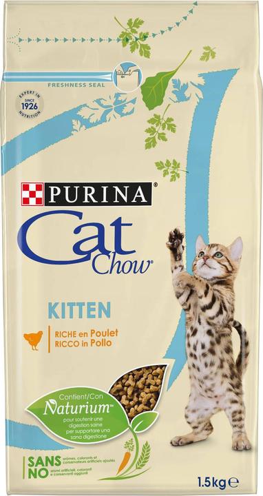 Produktbild Cat Chow Kitten 1,5kg (Welpe + Kitten, 1 Stk., 1500 g)
