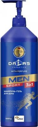 Actual product image Dalas Dalasmen 3-In-1 Shower Gel For Face, Body, And Hair Sport 1000g