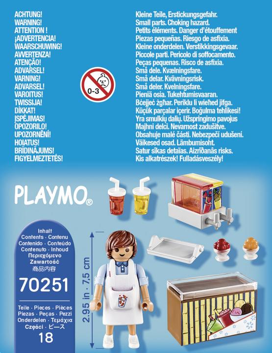Produktbild Playmobil Slush-Ice Verkäufer (70251, Playmobil Special Plus)