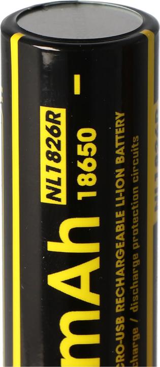 Immagine prodotto Nitecore 18650 USB Akku 2600mAh NL1826r