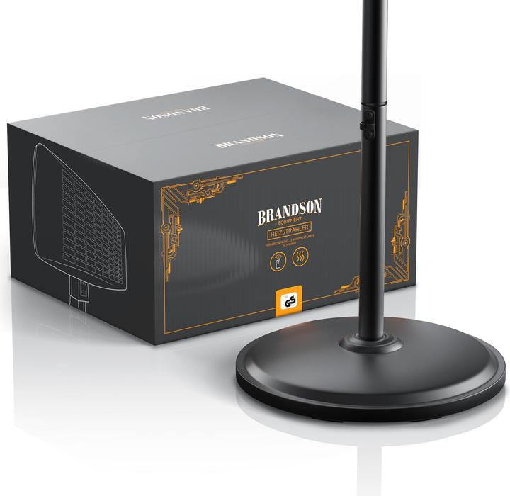 Actual product image Brandson Radiant heater