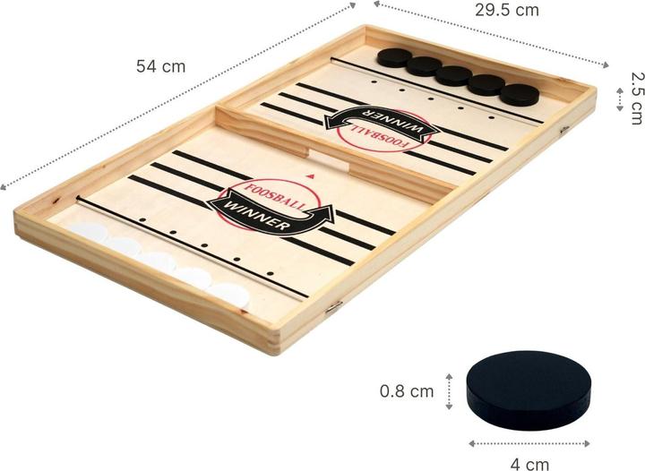 Actual product image Hermex Sling puck game Foosball Slingshot puck Table football Pucket large