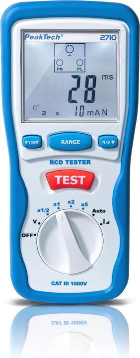 Produktbild Peaktech P 2710 Digitaler FI Tester (CAT III 600V)
