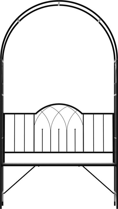 Actual product image Outsunny Bench with rose arch