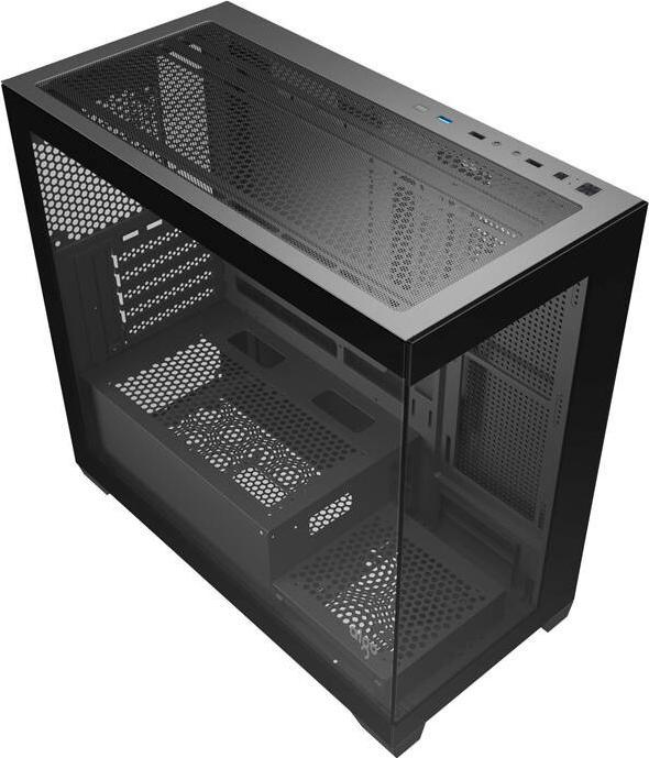Actual product image Darkflash Tech Darkflash C218M computer case (black) (mATX, ITX)