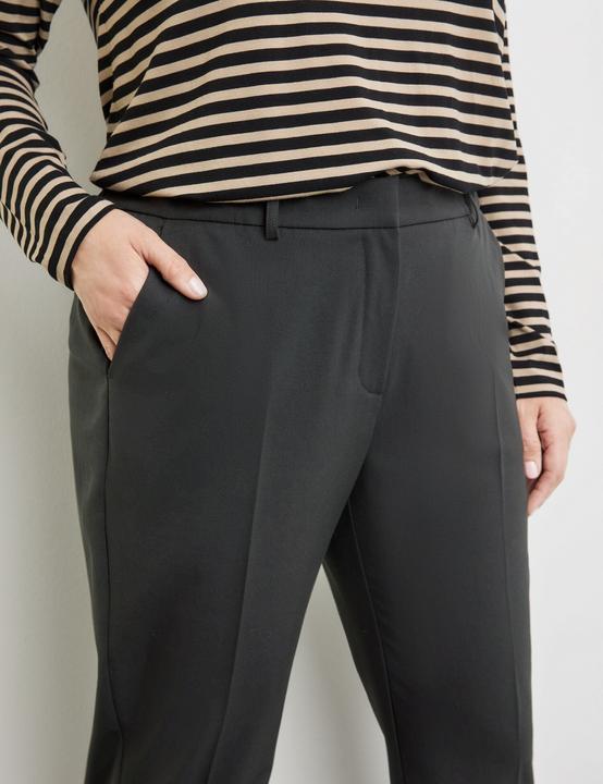 Produktbild Samoon Gepflegte 7/8 Hose mit Bügelfalten Greta Hose Tuch/Kombi verkürzt - 63544 (50)