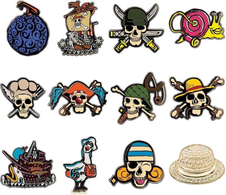 Immagine prodotto Fanattik Distintivi con spilla di One Piece Distintivo con spilla misteriosa (12)