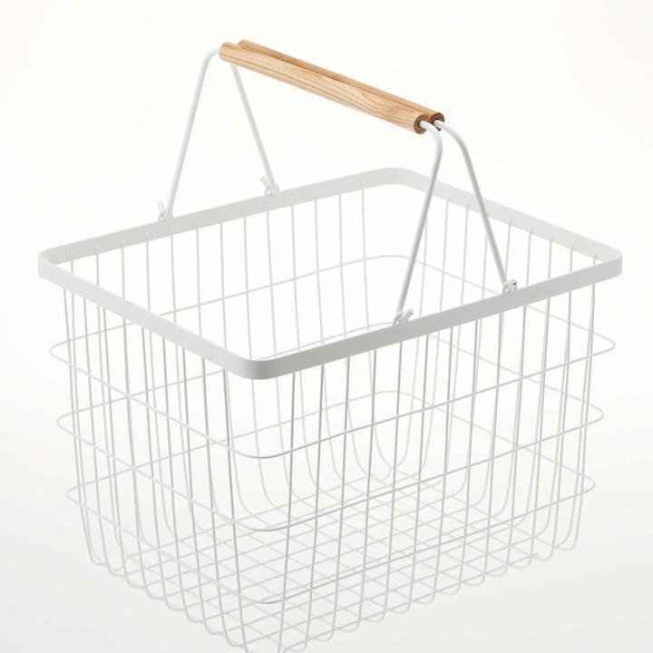 Actual product image Yamazaki laundry basket small - Tosca - White (1100 l)
