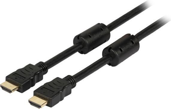 Immagine prodotto EFB Elektronik Cavo HDMI+ ad alta velocità w.Eth. 3xges. A-A St-St 1,0 m nero Full HD (1 m, HDMI)