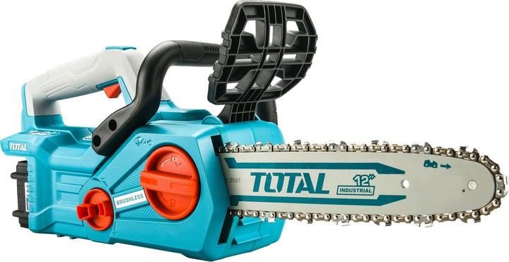 Produktbild Total Akku-Kettensäge 900W, BÃRSTENLOS, 20V Li-Ion, 4,0Ah (2x), Ladegerät, 30cm (Akku Kettensäge)
